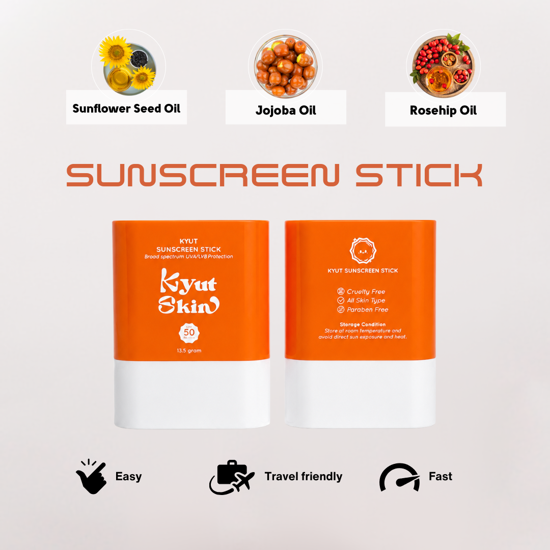 Kyut Skin Sunscreen Stick SPF50 PA++++