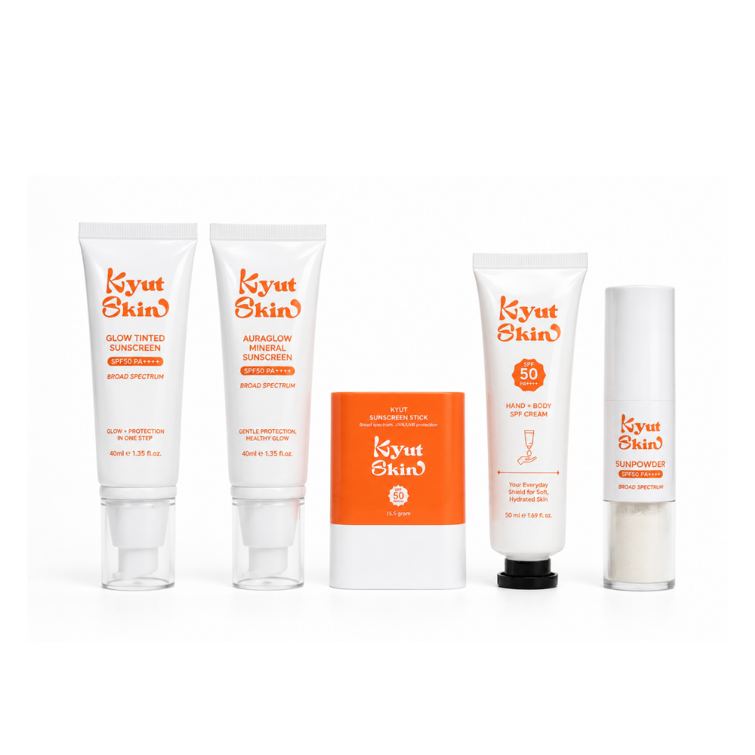 [Full Combo SPF] Kyut Skin Sunscreen Pack of 5 SPF 50PA++++
